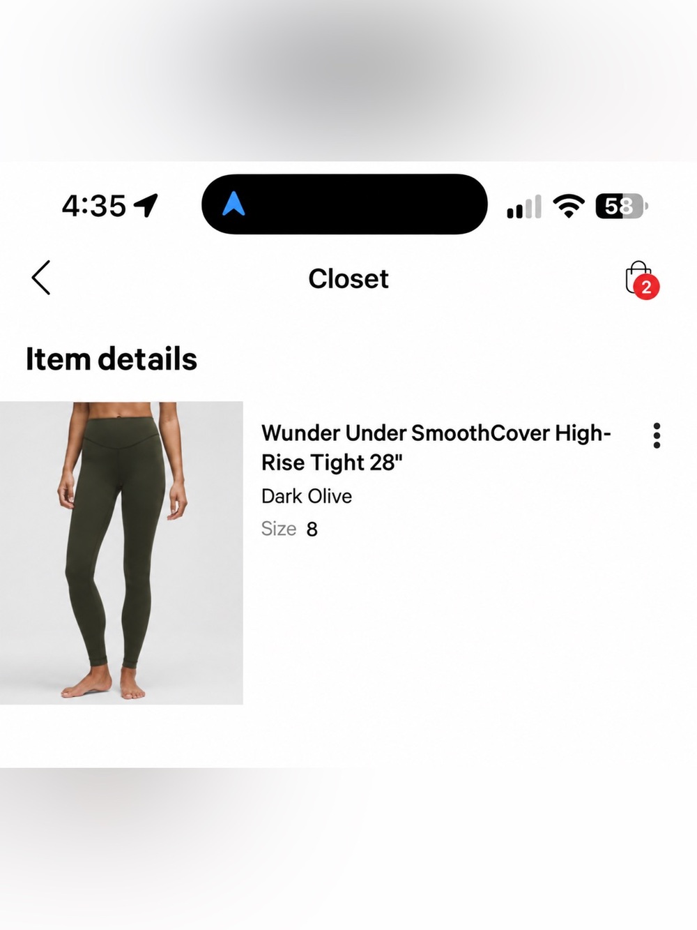 lululemon athletica Wunder Under High-Rise Tight in Dark Olive